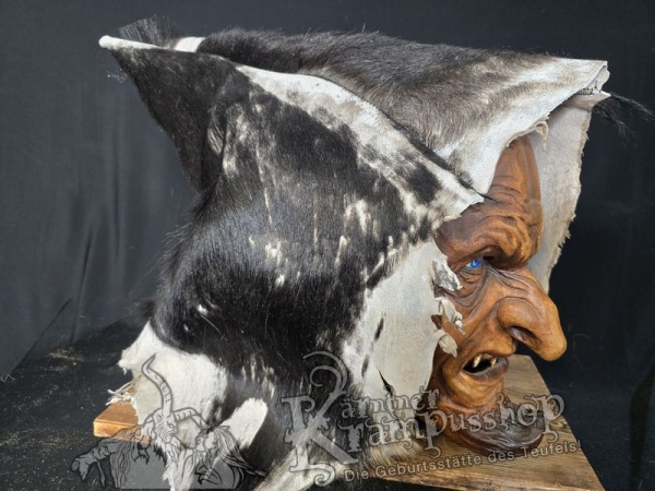 Kaputze BRAUN Rassiert SPITZ nach HINTEN