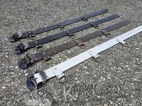 Krampusgürtel 6cm BREIT mit Lasche
