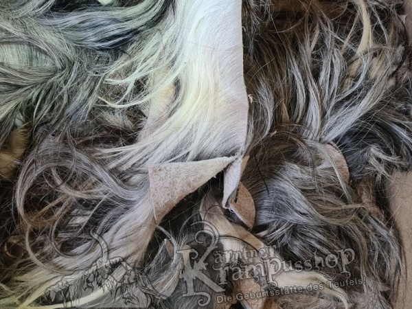 Graue Fell Reste verschnittreste Ziege