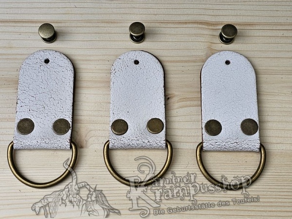 Gürtelschlaufen Set Weiss