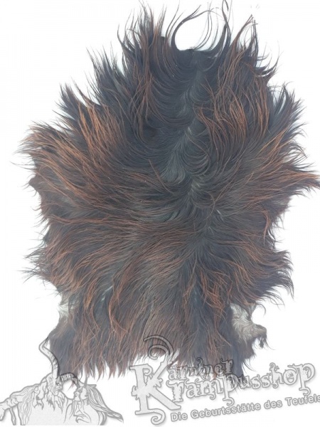 Ziegenfelle Langhaar Braun