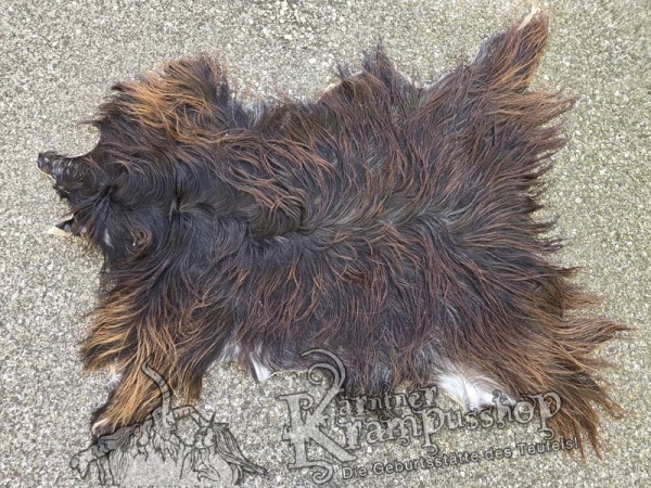 Ziegenfelle Langhaar Braun