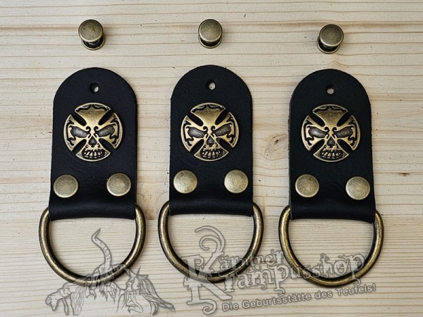 Gürtelschlaufen Set mit Zierniete