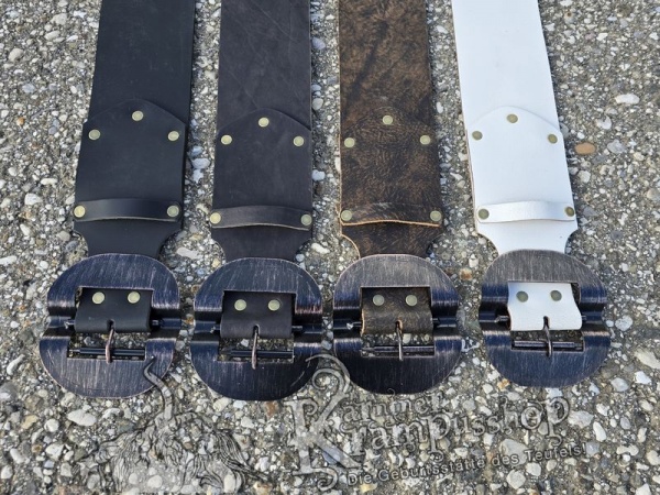 ÜBERLÄNGEN Krampusgürtel 11cm BREIT