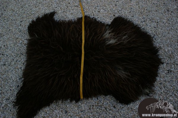 Schaf Langhaar Dunkelbraun Schwarzbraun