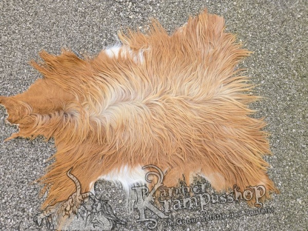 Ziegenfelle Langhaar Hellbraun