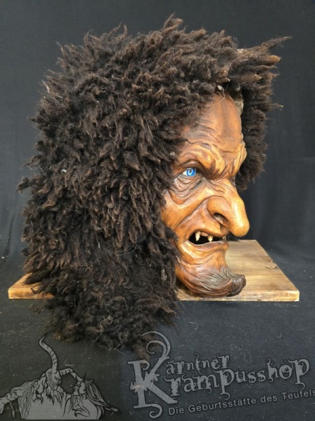 Kopffell URIG SCHAF DUNKLES BRAUN