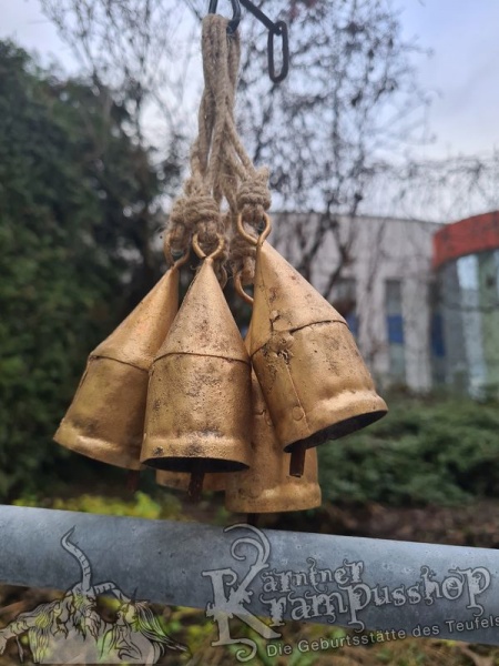 Urige Turmglocke Antik am Strick Abverkauf