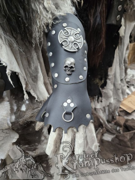 Handgamaschen XXL Schwarz Modell Viking