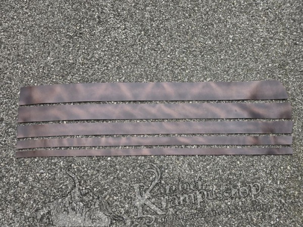 Gürtelleder Lederriemen Zuschnitt ANTIKBRAUN