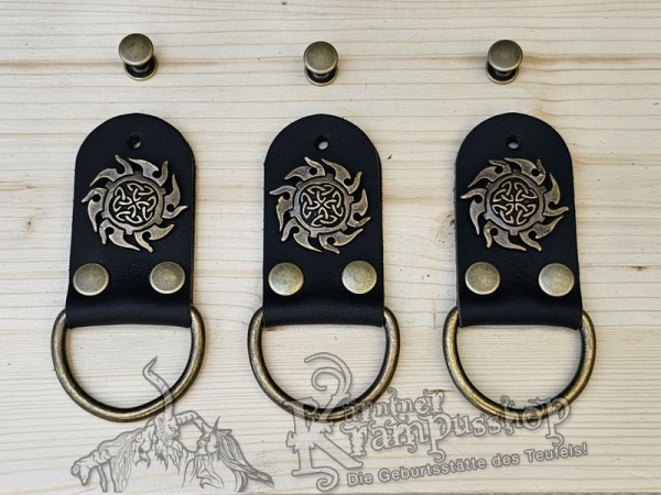 Gürtelschlaufen Set mit Zierniete