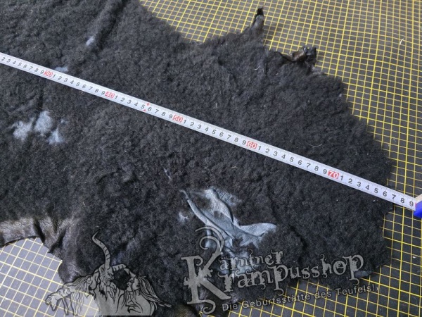 Lammfelle Kurz Schwarz Gefärbt