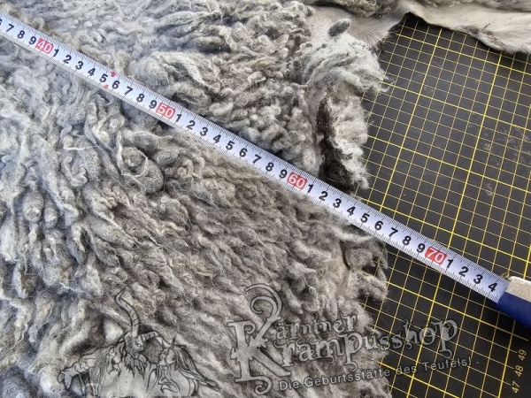 Schaffelle Kurzhaar Weiss Abgeschwärzt (Grau)