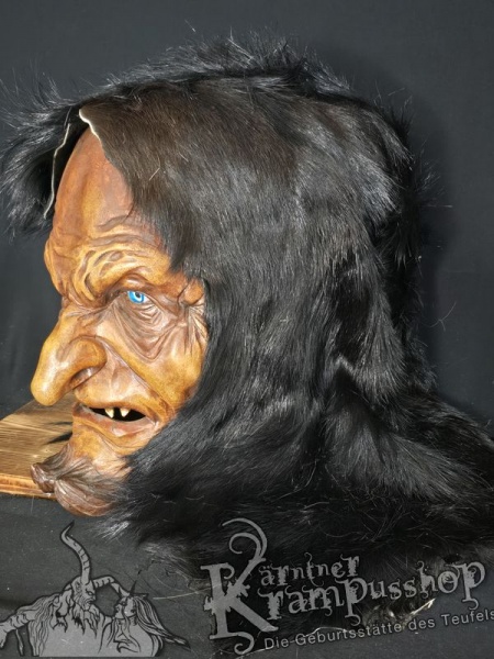 Kurzhaar Kopffell Schwarz Gefärbt B-Ware