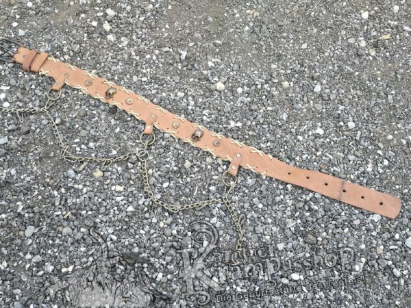 Gürtel Braun abgeflechtet