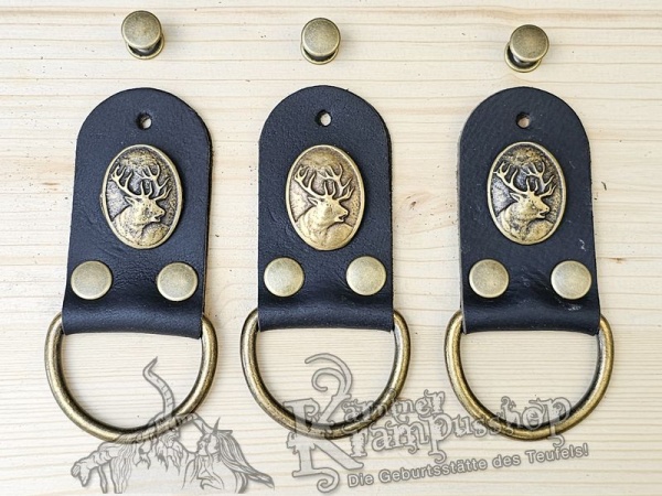 Gürtelschlaufen Set mit Zierniete