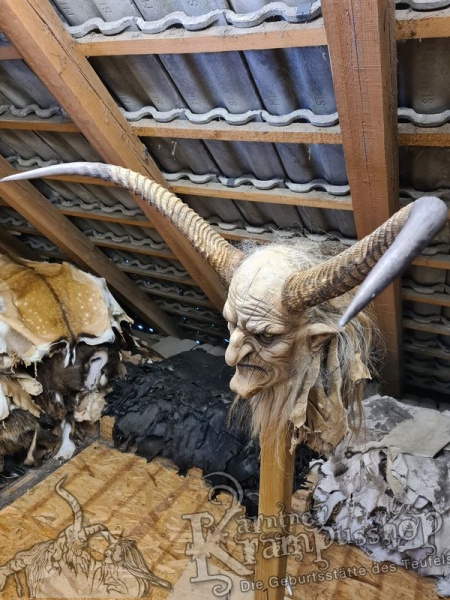 Afrikanische Wasserbock Hörner