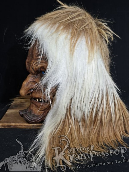 Langhaar Kopffelle Scheckig Hell