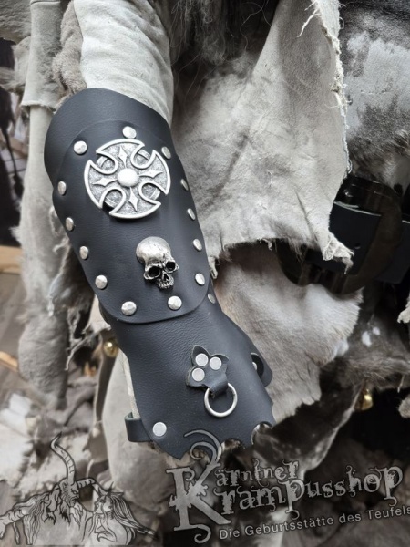 Handgamaschen XXL Schwarz Modell Viking