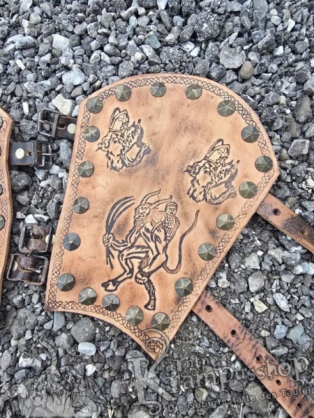 1 Paar Handgamaschen Geprägt Abverkauf