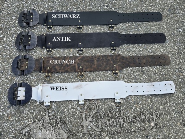 Krampusgürtel mit *LASSCHEN* 13cm BREIT