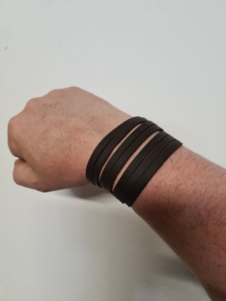 Leder Spalt Armband