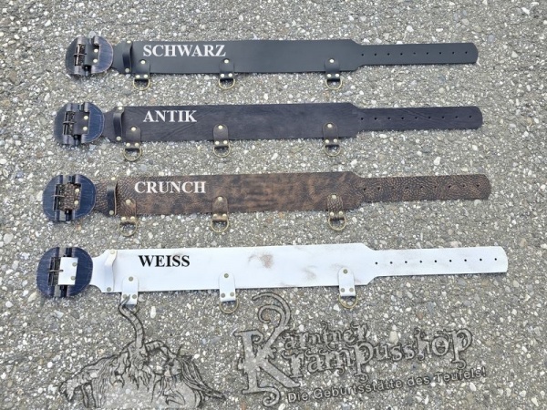 Krampusgürtel mit *LASCHEN* 11cm BREIT