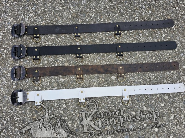 Krampusgürtel 6cm BREIT mit Lasche