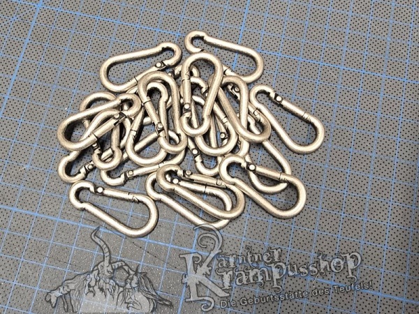 4mm Karabiner Altsilber