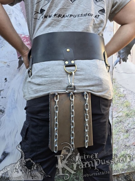 Kinderbalken mit Karabiner Blank mit Ketten