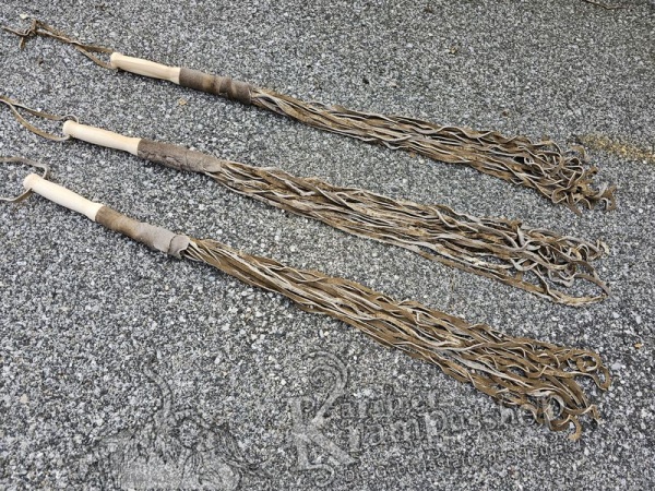 Lederpeitsche in Braun