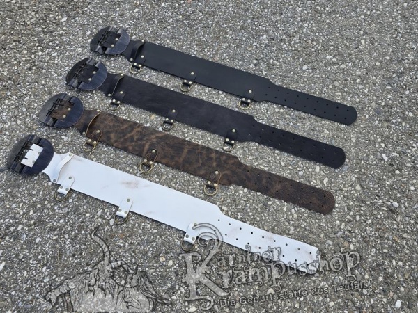 Krampusgürtel mit *LASSCHEN* 13cm BREIT