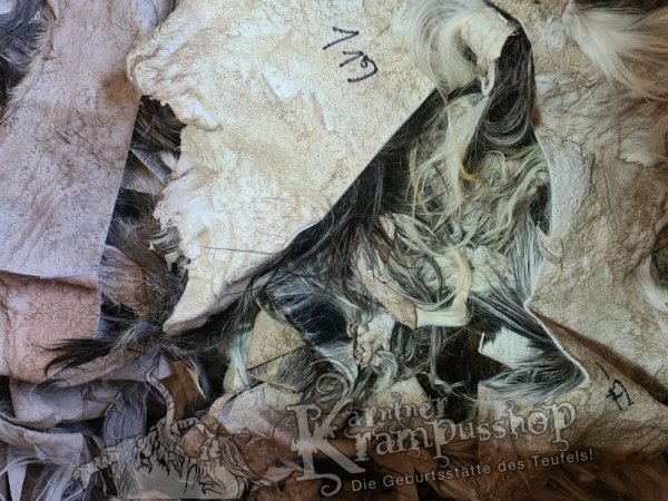 Graue Fell Reste verschnittreste Ziege