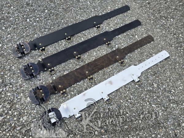 Krampusgürtel mit *LASCHEN* 11cm BREIT