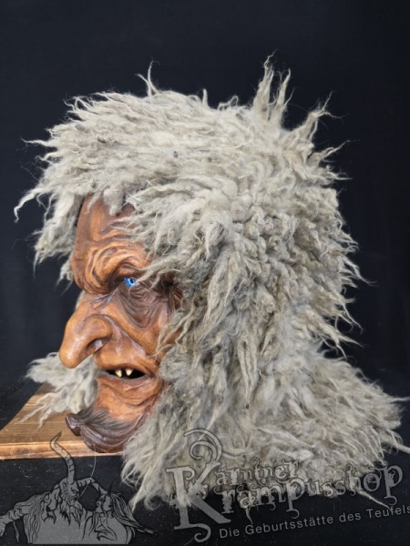 Kopffell URIG SCHAF GRAU / DRECKIG WEISS