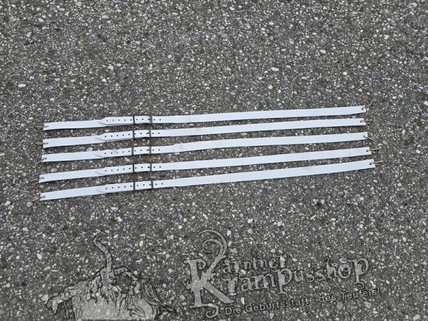 Querriemen & Hosenträger 30mm WEISS