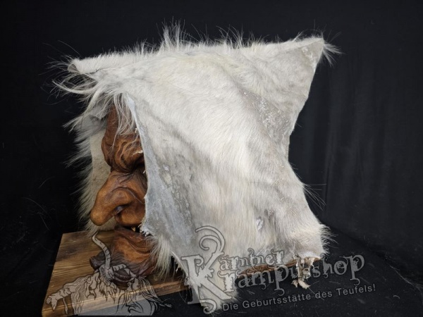 Kaputze WEISS Rassiert SPITZ nach HINTEN