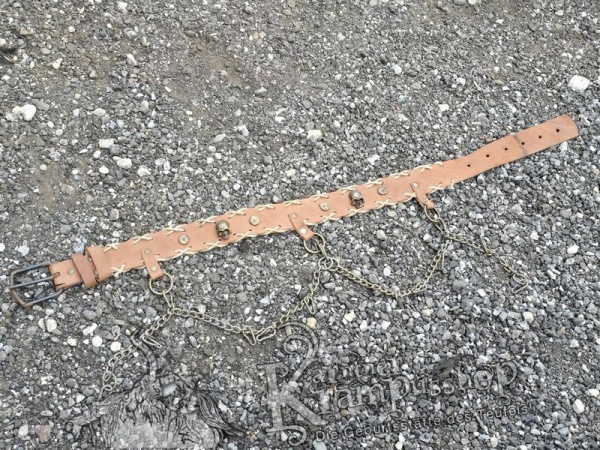 Gürtel Braun abgeflechtet