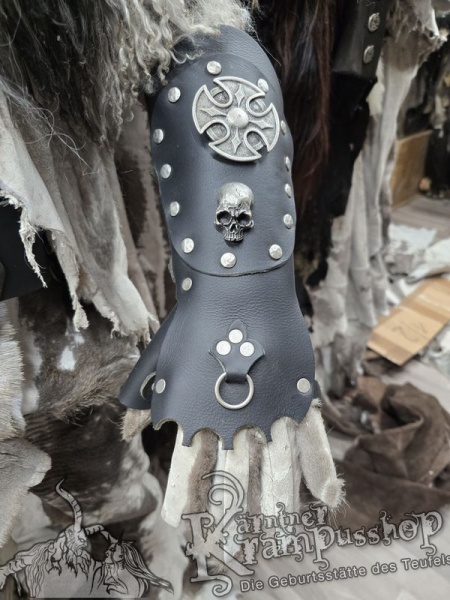 Handgamaschen XXL Schwarz Modell Viking