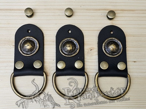 Gürtelschlaufen Set mit Zierniete