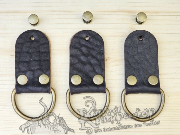 Gürtelschlaufen Set Antik Dunkel