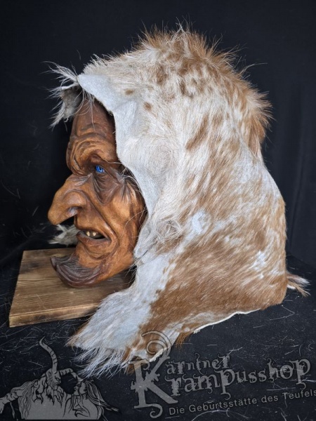 Kopffell Genäht HELLBRAUN RASSIERT