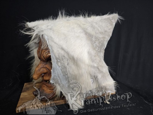 Kaputze WEISS Rassiert SPITZ nach HINTEN