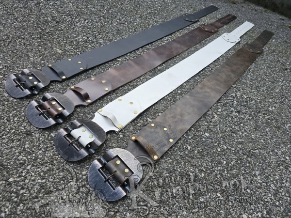 ÜBERLÄNGEN Krampusgürtel 11cm BREIT