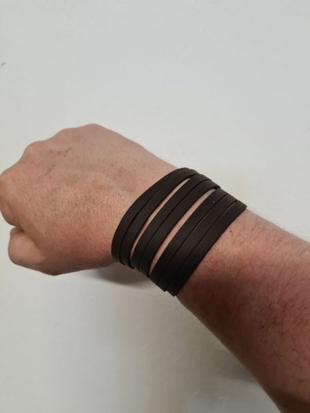 Leder Spalt Armband