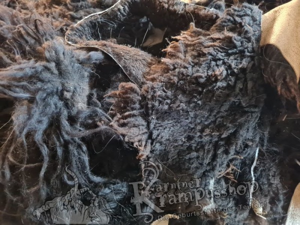 Braune Fell Reste Schaf Heimisch Urig