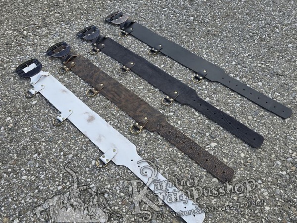 Krampusgürtel mit *LASCHEN* 11cm BREIT