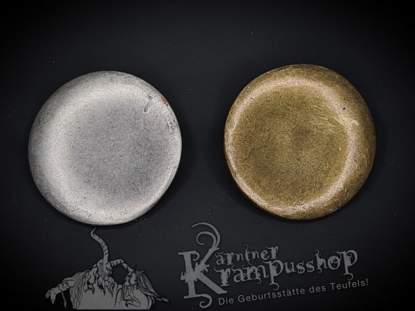 Zierniete Messingscheibe 45x45