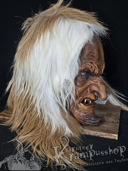 Langhaar Kopffelle Scheckig Hell