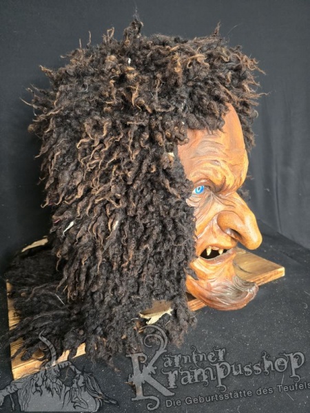 Kopffell URIG SCHAF DUNKLES BRAUN